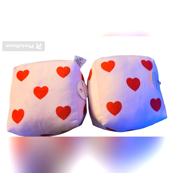 Target Other - Bullseye Valentine Dice Plush Set of 2